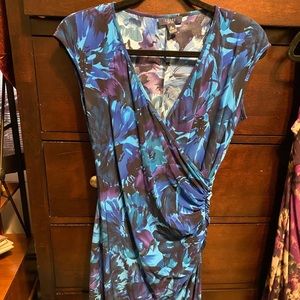 Chaps cap sleeve dress size M